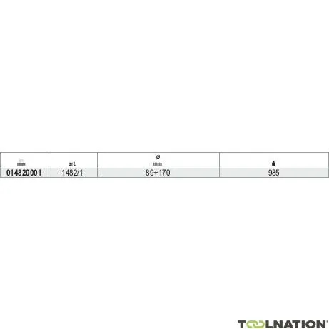 Beta 014820001 1482/1-chiave autobloccante regolabile Rondella per serbatoio 89÷170 Ø mm