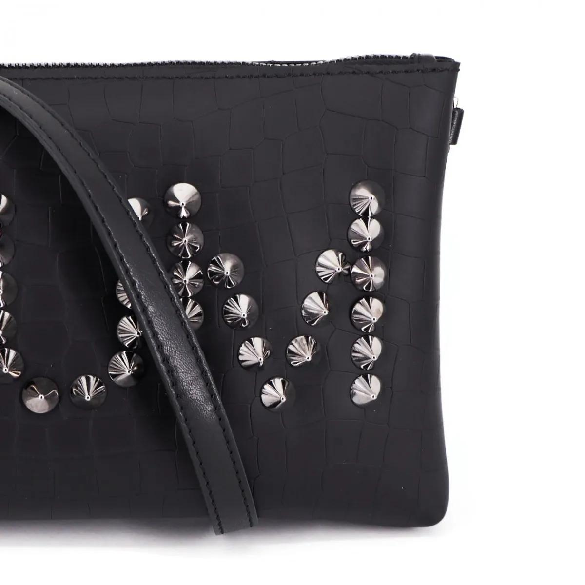 Borsa A Tracolla Numbers Capital Rock Media Nero