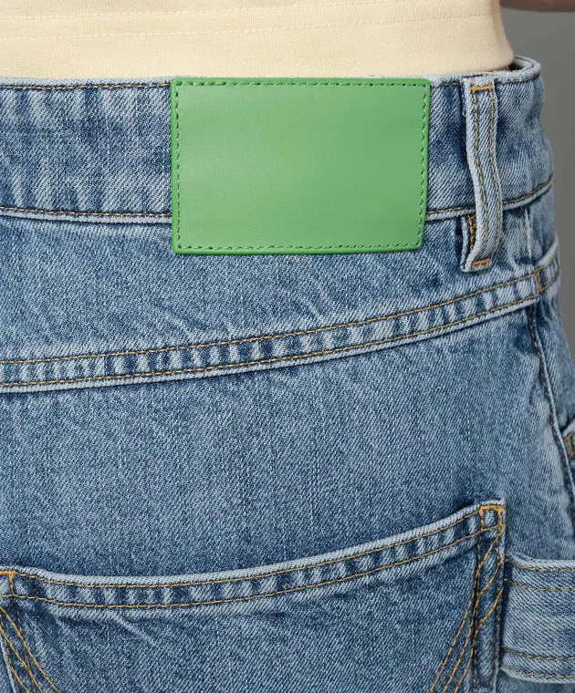 Bottega Veneta Jeans blu con patch logo 710772V42W0