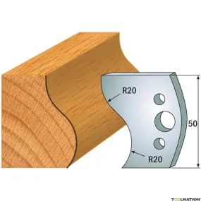 CMT 690.571 Coppia di coltelli profilati altezza 50 mm numero 571