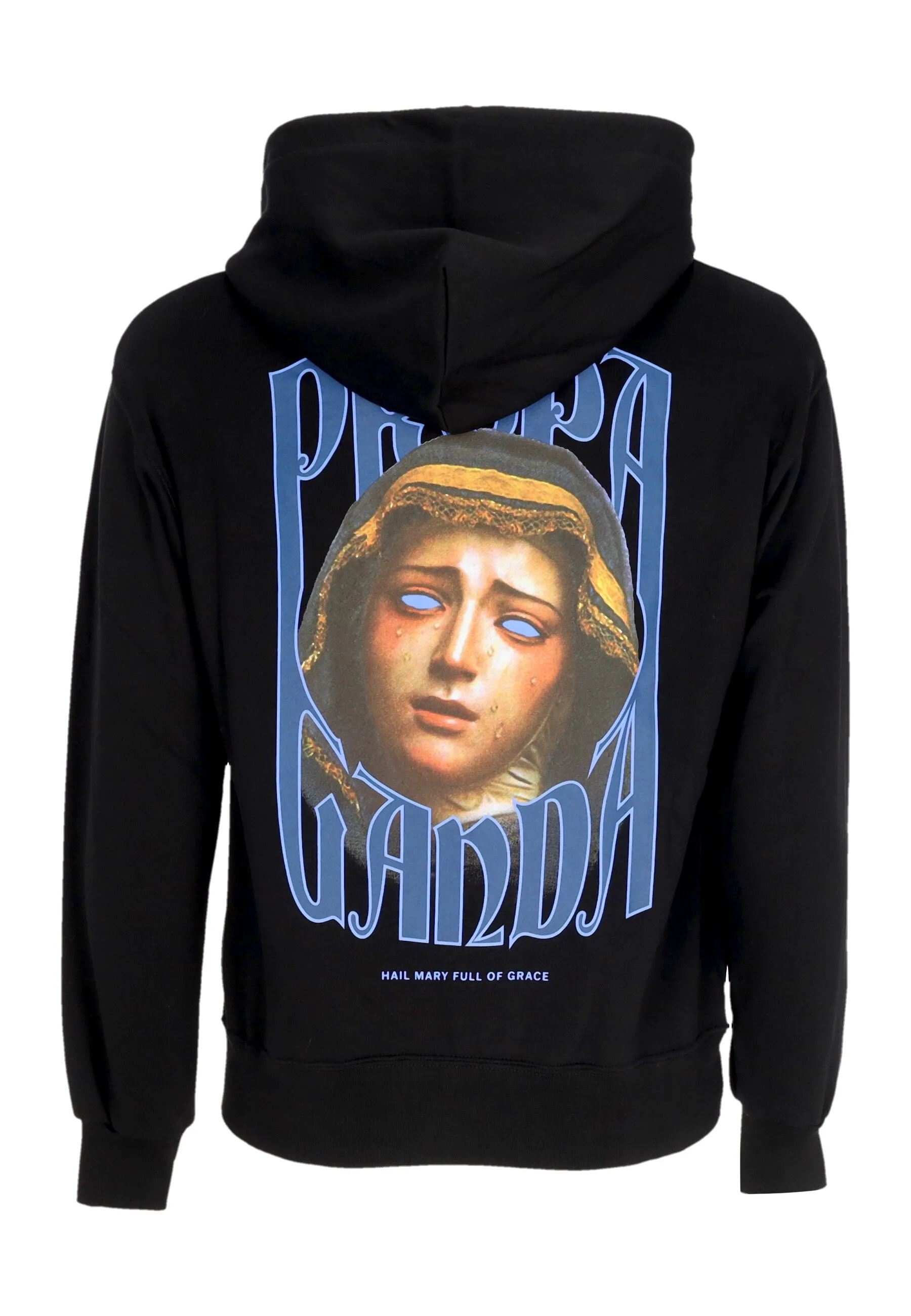 Felpa Cappuccio Uomo Grace Hoodie Black