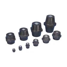 Isolatore a vite nVent ERIFLEX in PA rinforzata con fibra di vetro, Acciaio, Ø inserto 8mm, lunghezza 60mm, per vite da