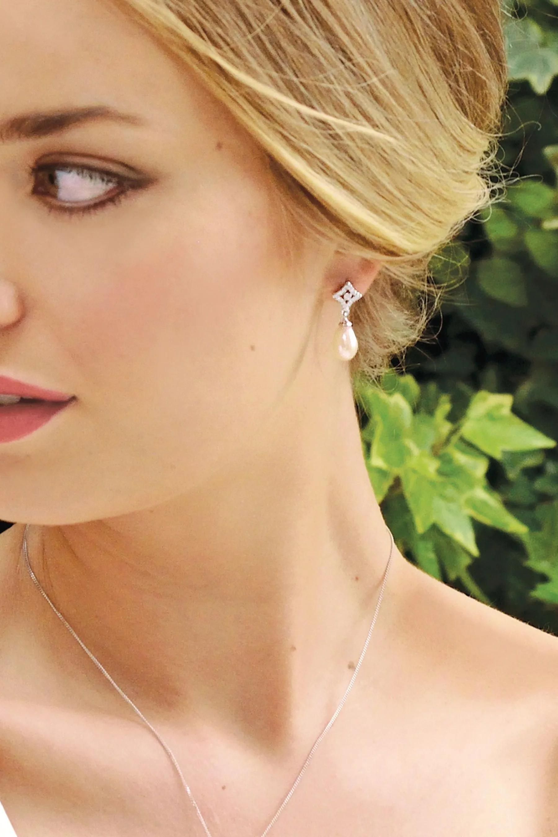 Ivory & Co - Morocco - Orecchini con perle e cristalli