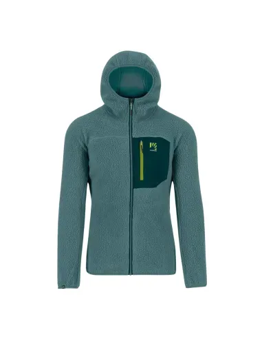 Karpos Moiazza Retrò Hoodie Fleece North Atlantic-Forest