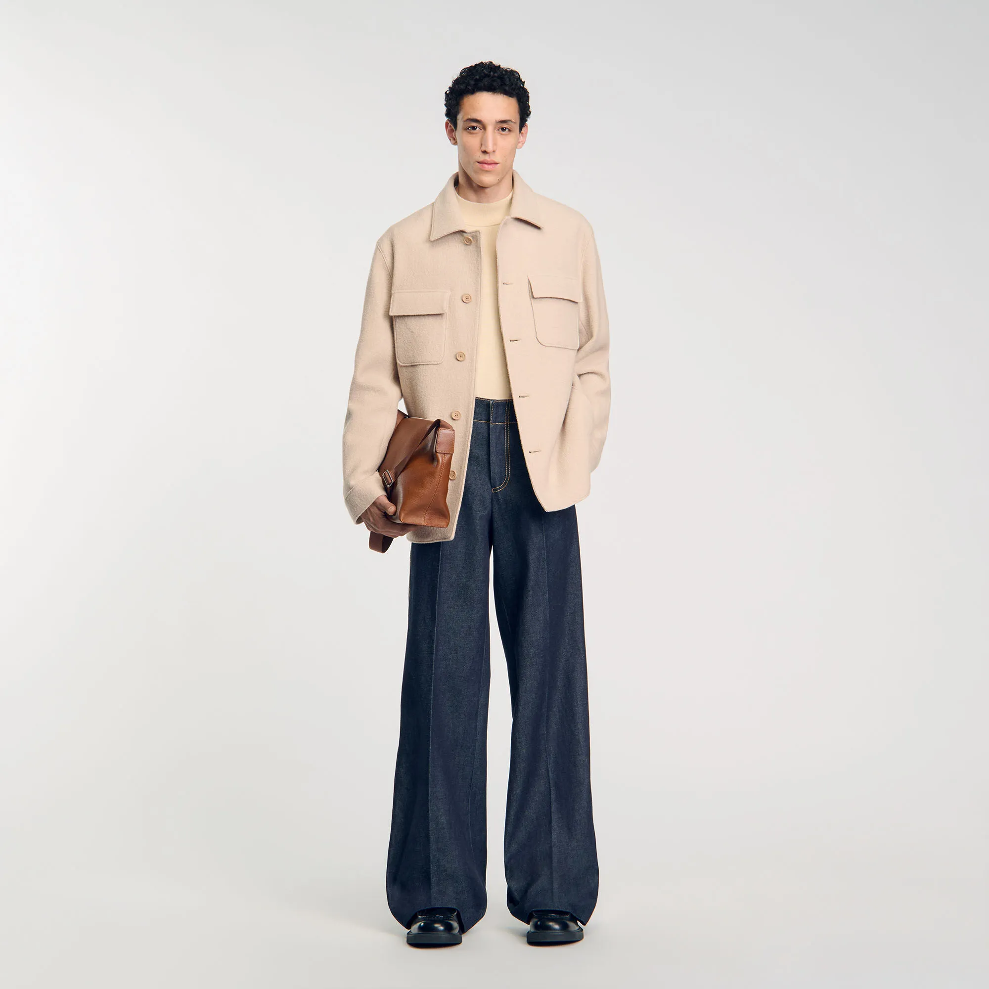 Overshirt con bottoni