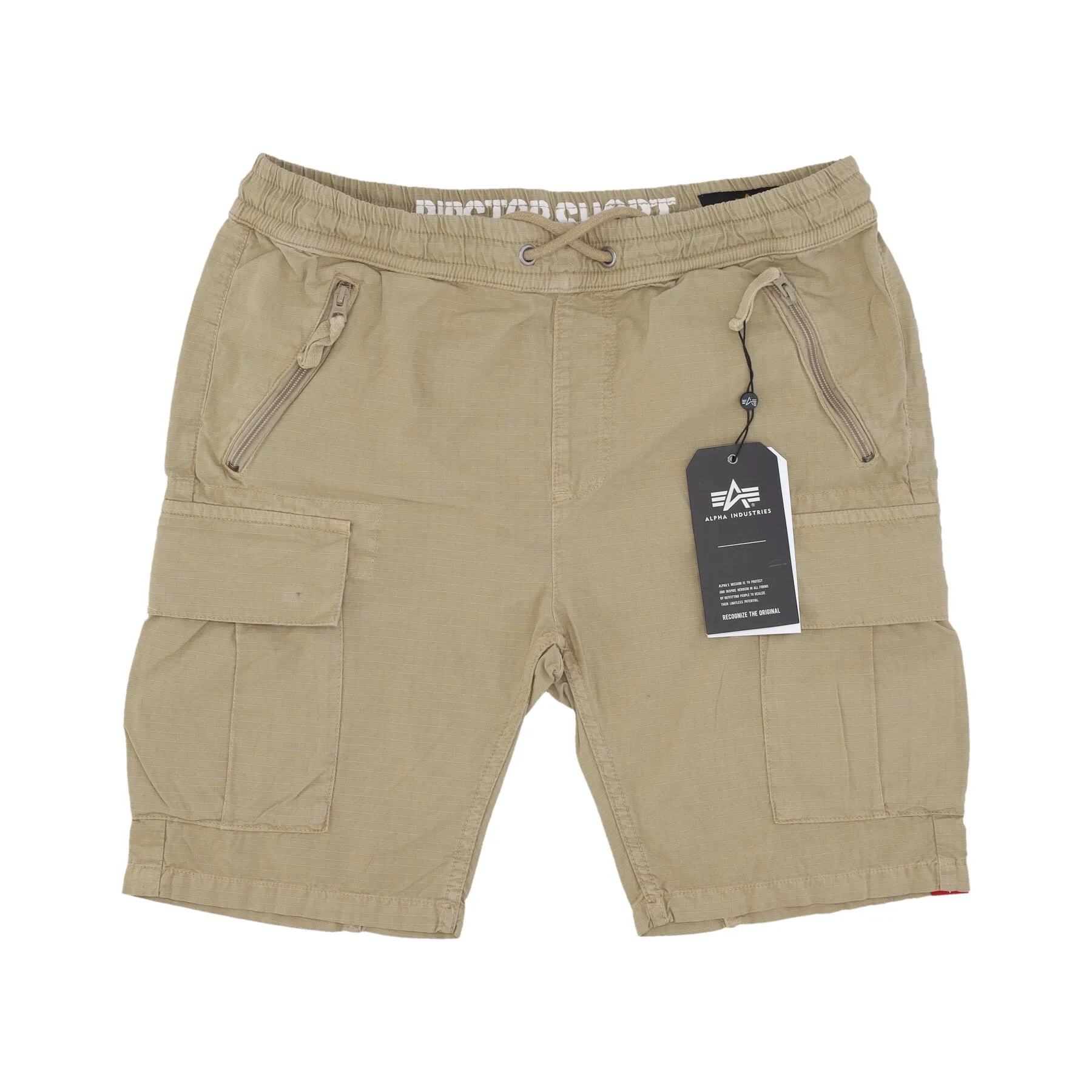 Pantalone Corto Uomo Ripstop Jogger Short Sand