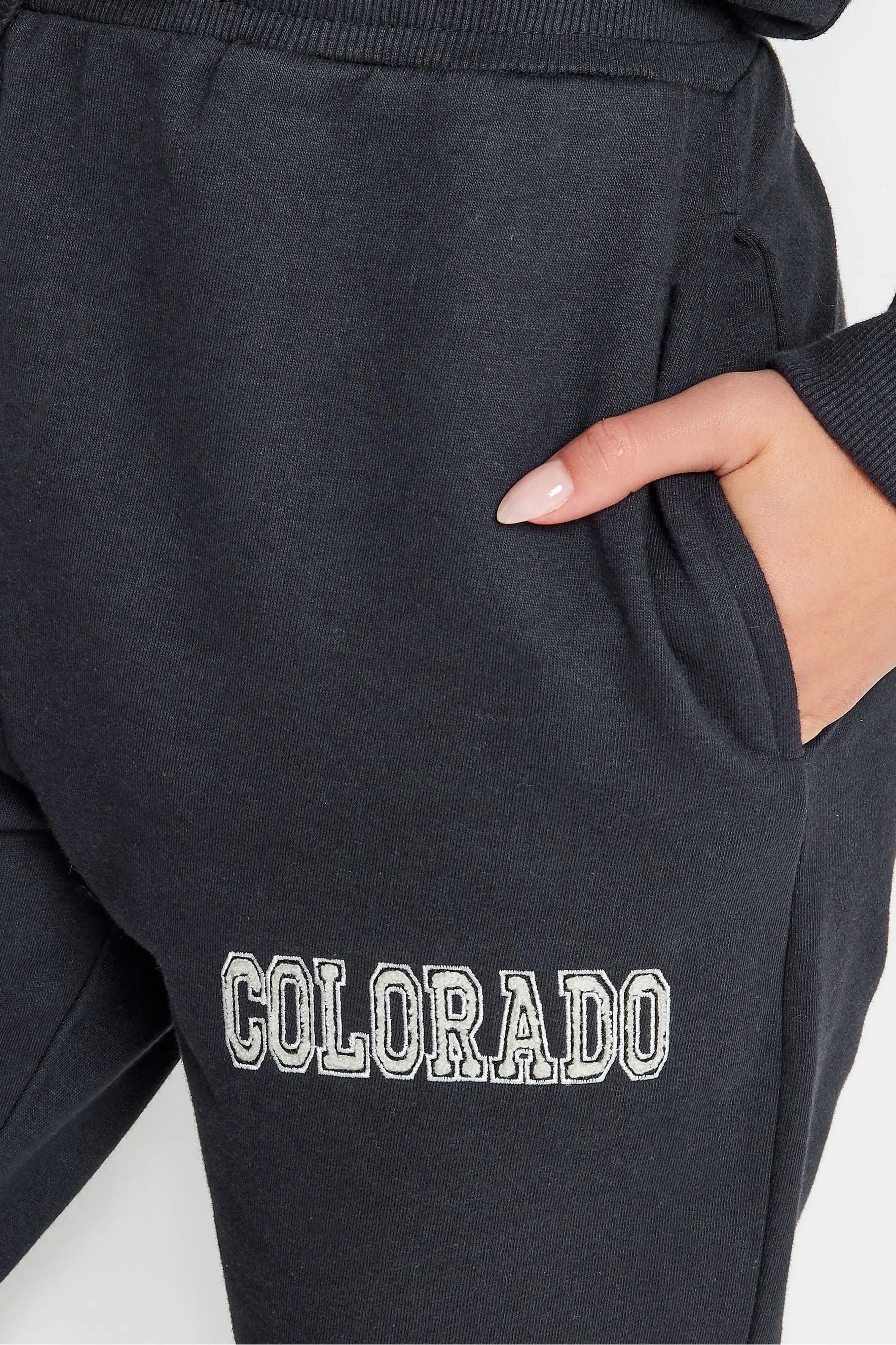 Pantaloni da jogging con scritta 