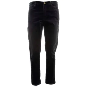 Pantaloni slim fit in velluto stretch 