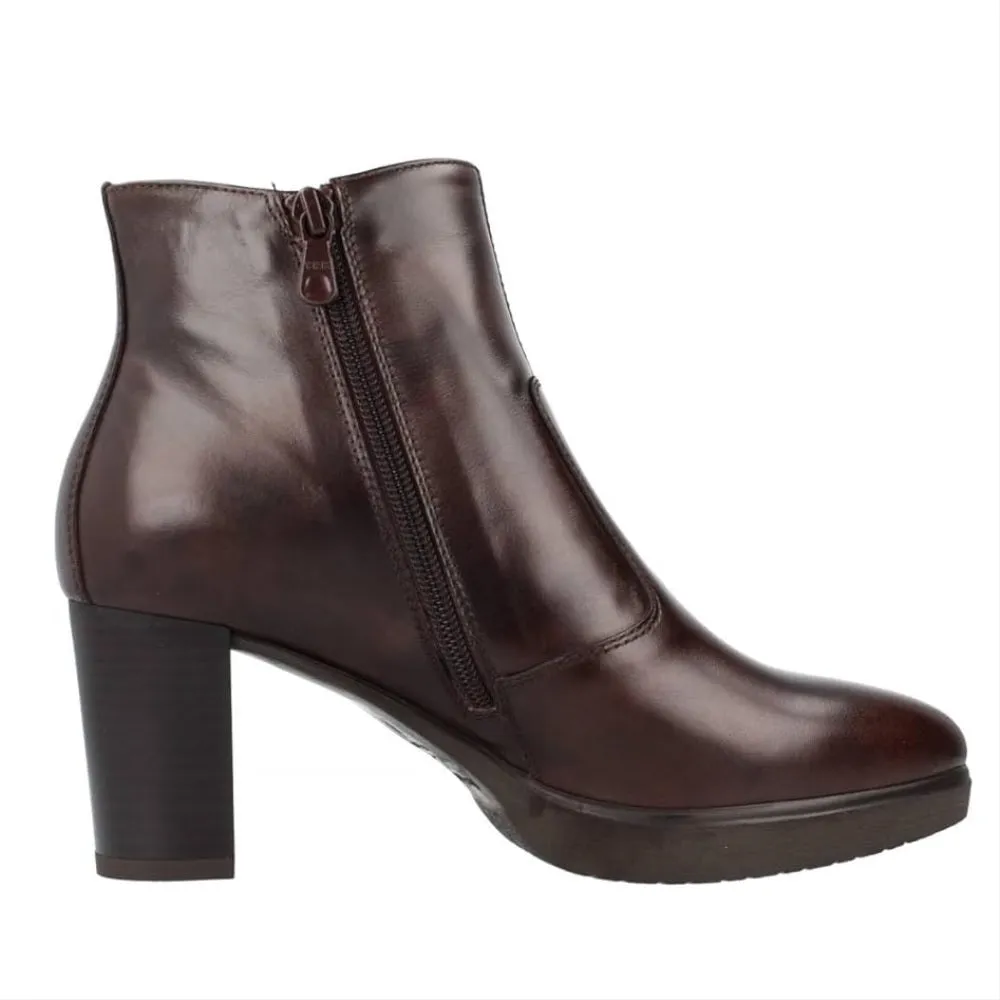 Scarpe classiche da Donna NERO GIARDINI Art. I308241D 300 Stivaletti TESTA DI MORO  tacco medio