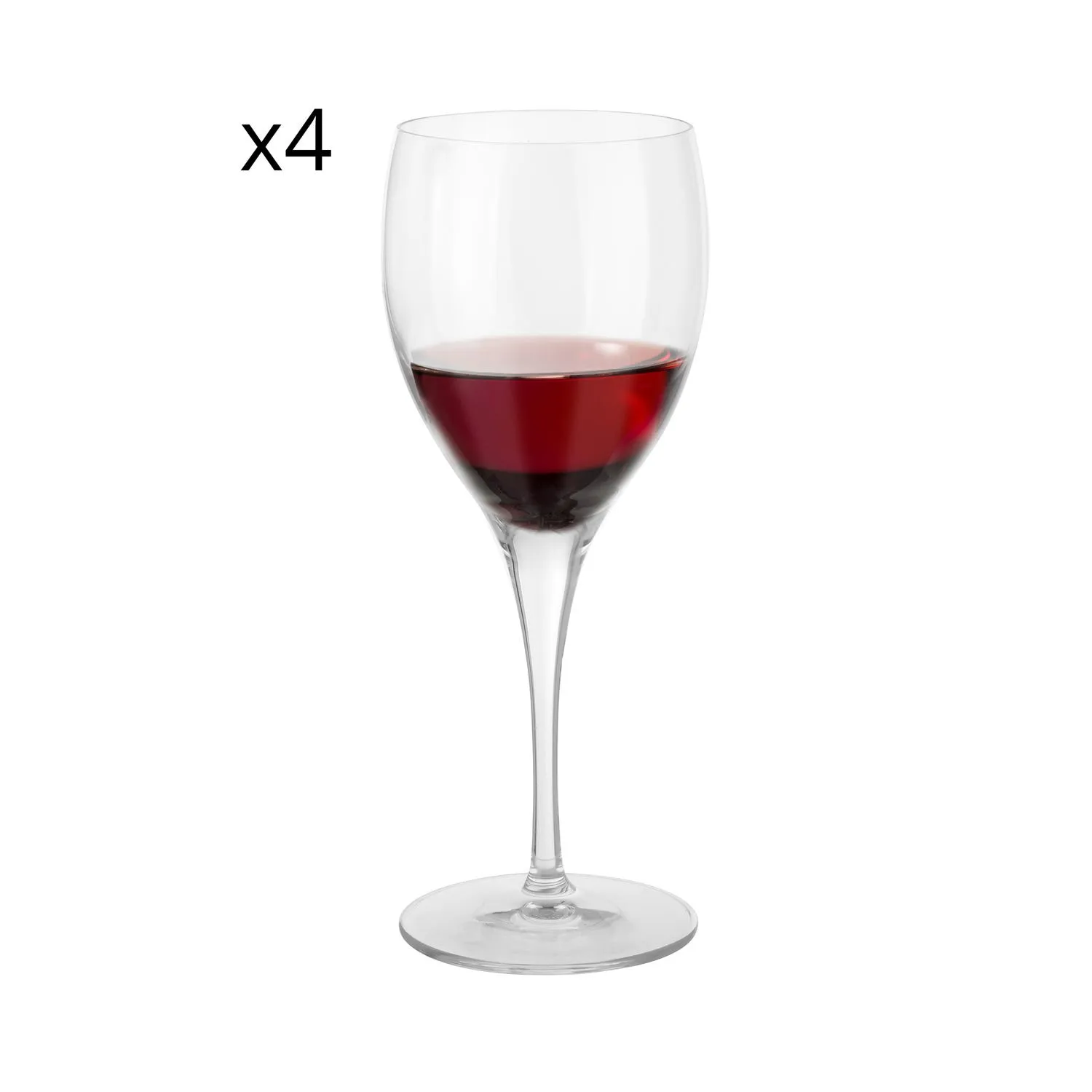 Set 4 calici vino rosso Chianti Michelangelo Masterpiece Gold - Luigi Bormioli 