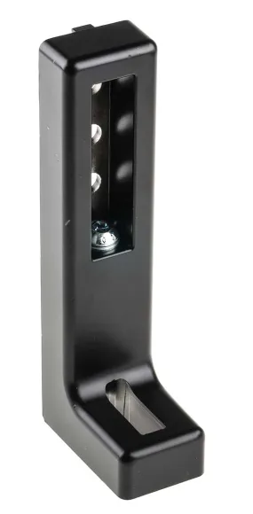 Staffa a pavimento RS PRO in Zinco pressofuso, per profili da 40 mm, scalanatura da 8mm