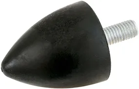 Supporto antivibrazione RS PRO in Gomma, M12, Ø 70mm, H. 58mm, 370kg