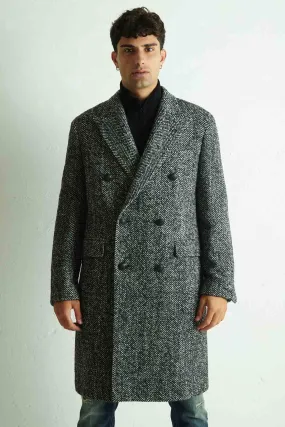 TAGLIATORE Cappotto doppio petto spinato