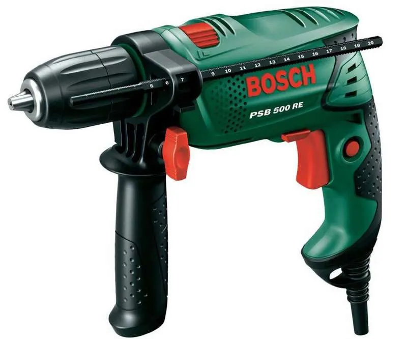 Trapano a percussione 500 Watt PSB 500 RE Bosch 